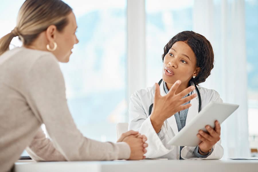 Doctor discussing Regenerative Medicine near Clinton Township, MI